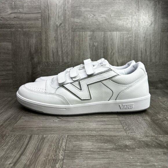 Vans Lowland Mens size 13 ComfyCush V Sport True White Laceless Shoes - Picture 2 of 8